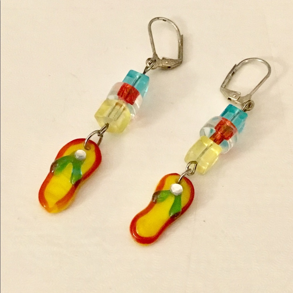 Flip-Flop Earrings
